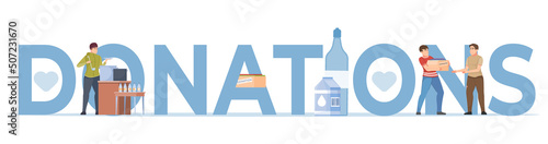 Donations Text Banner