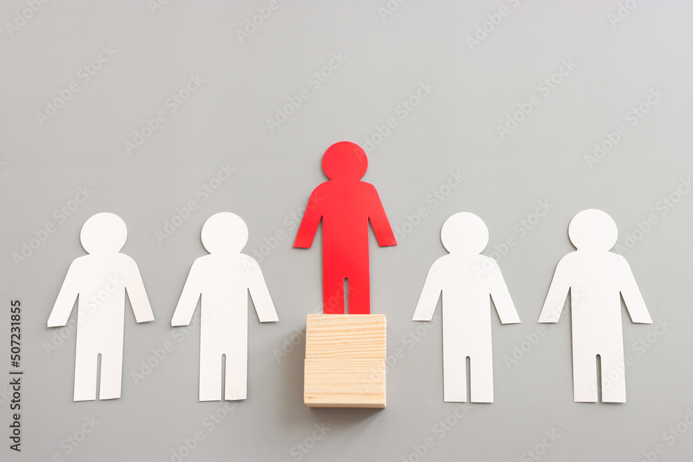 business concept image of people figures, human resources and management concept business concept image of people figures, human resources and management concept