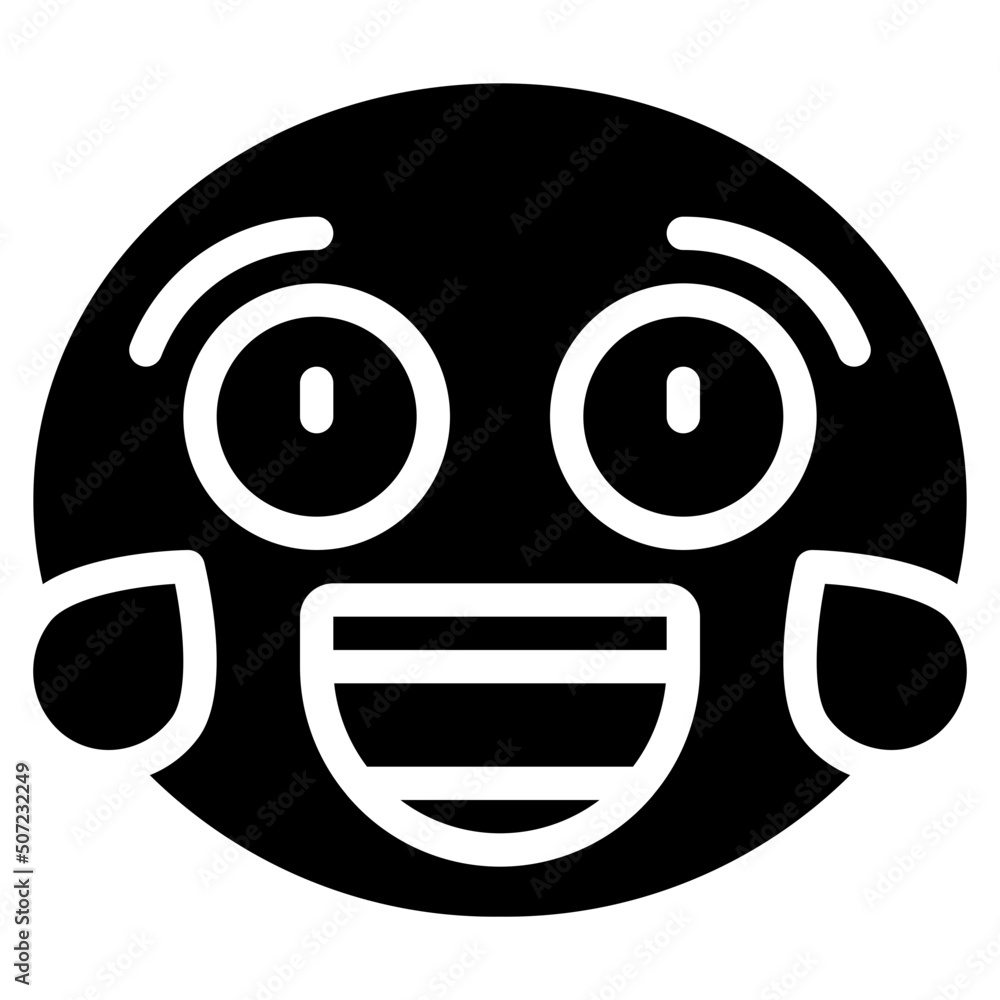 Crying Laughing Icon Crying Laughing Icon