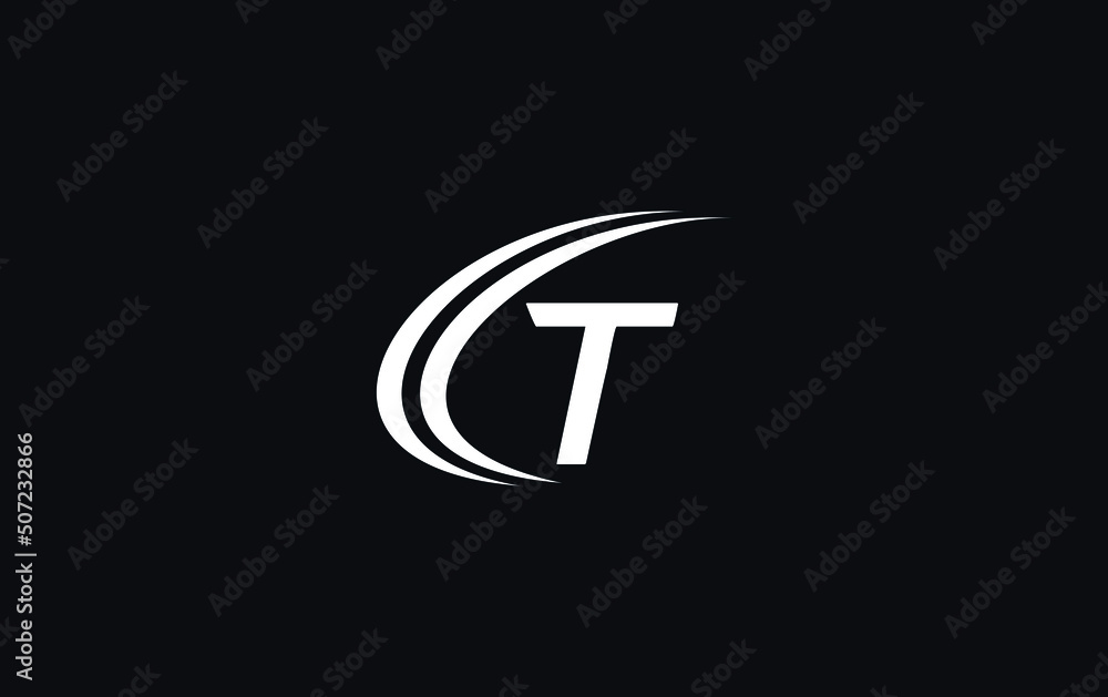 Financial business and investment logo and symbol design vector with the letter T Financial business and investment logo and symbol design vector with the letter T