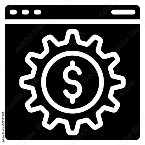 Online Money Management Icon