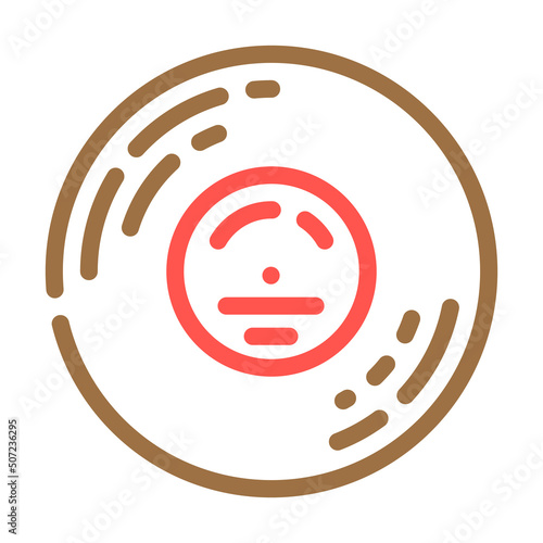 funk music color icon vector. funk music sign. isolated symbol illustration