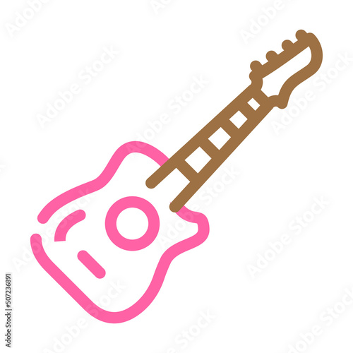 rhythm and blues color icon vector. rhythm and blues sign. isolated symbol illustration