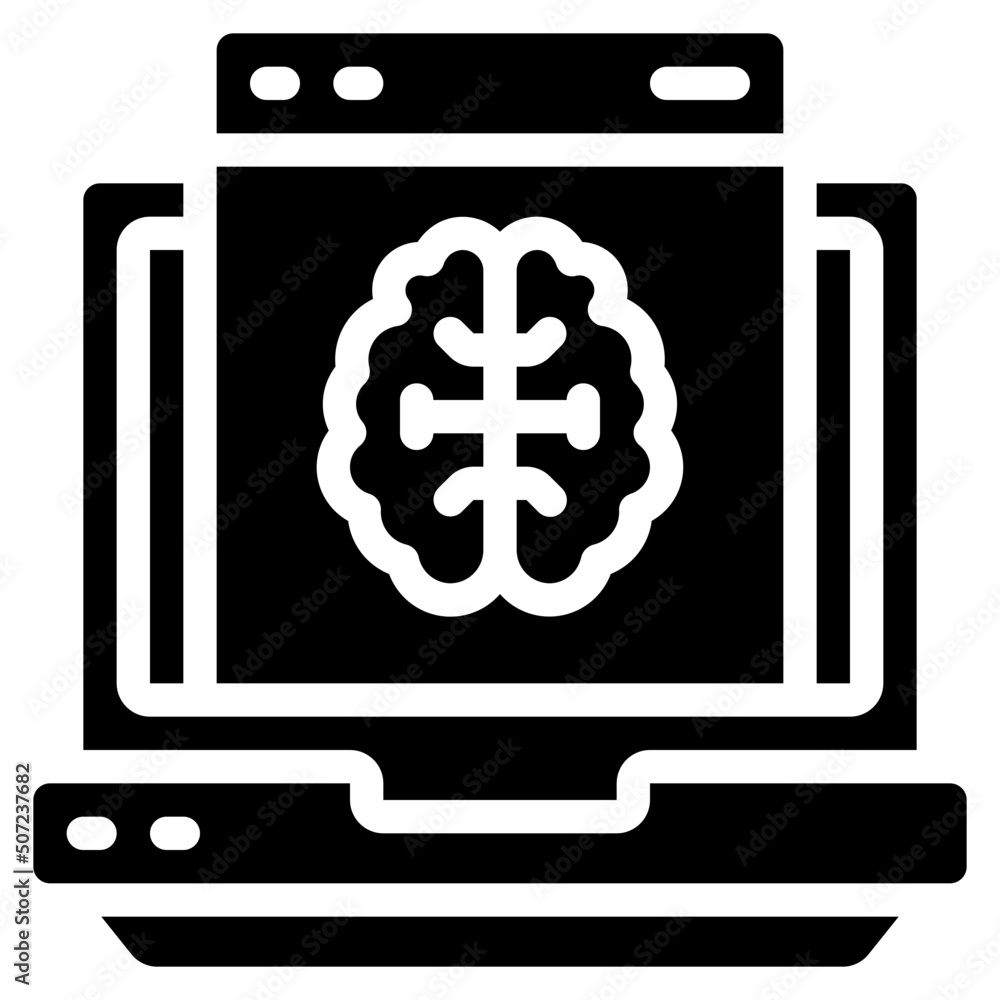 Obraz premium Artificial Intelligence Icon