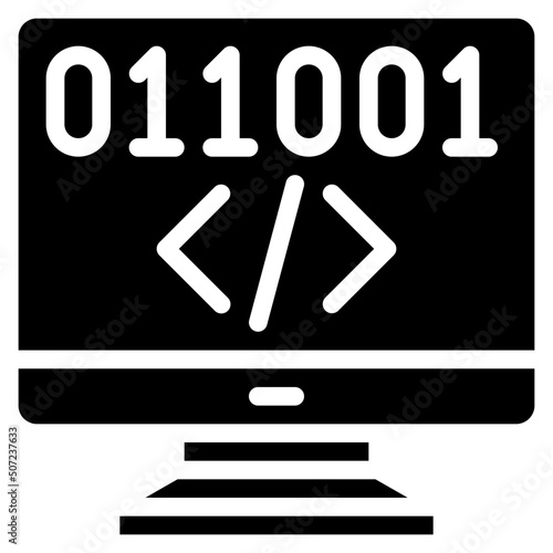 Computer Coding Icon