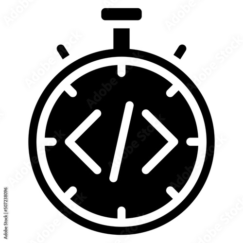 Coding Time Icon