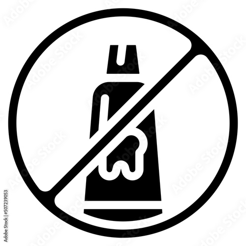 No Thoothpaste Tubes Icon photo