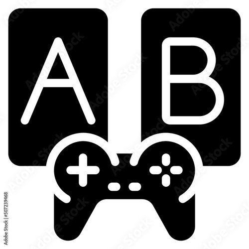 AB Game Testing Icon