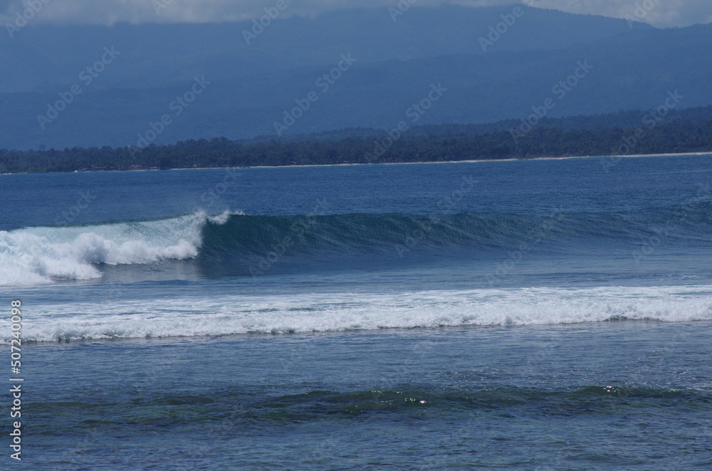 Indonesian surf near Krui