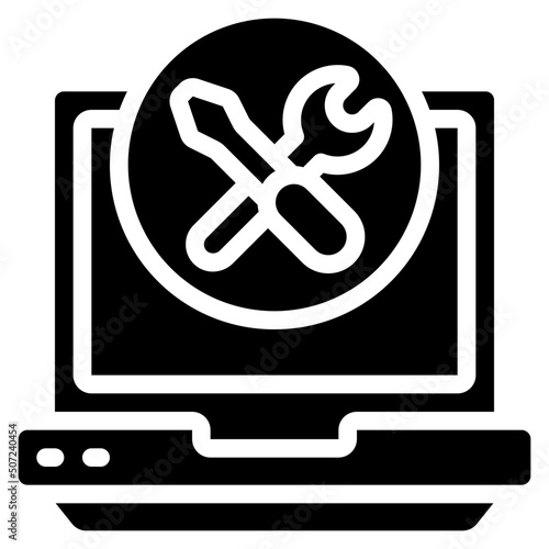 Laptop Configuration Icon