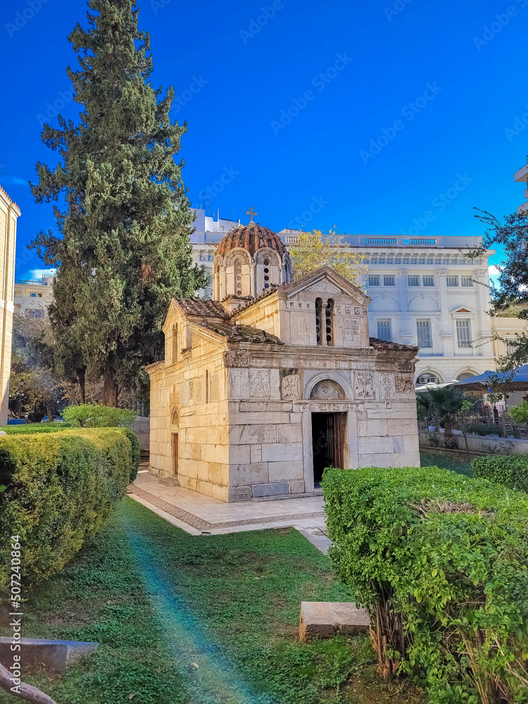 Agios Eleftherios Orthodox Church in Athens Greece