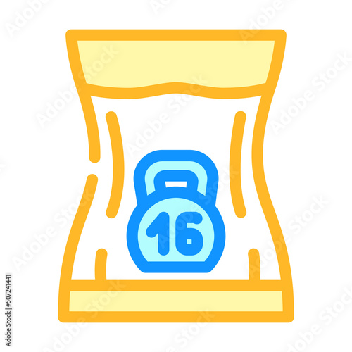 feeling of heaviness color icon vector. feeling of heaviness sign. isolated symbol illustration