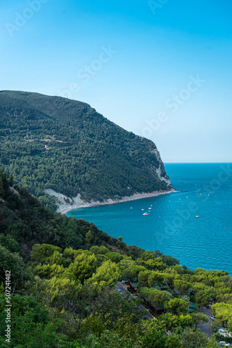 Landscape of the Conero Mount  Marche  Italy