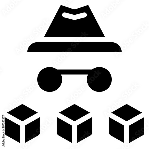 Anonymous Blockchain Icon