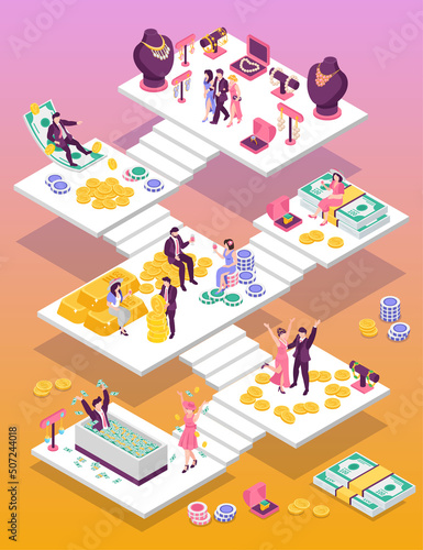 Rich People Isometric