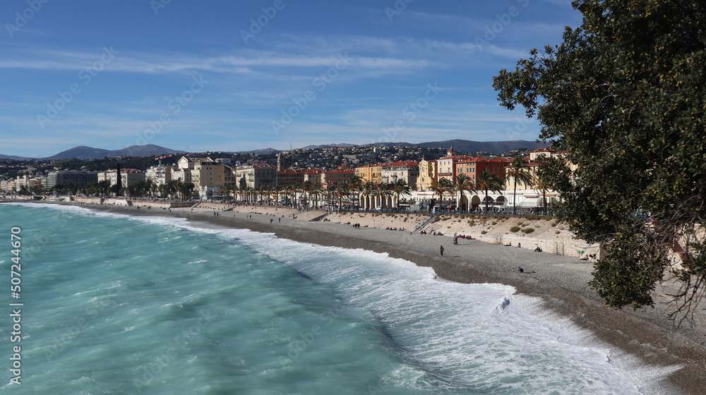 View on Nice Cote d'Azur