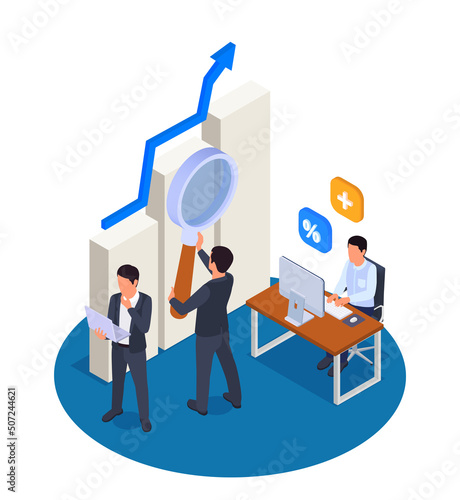 Data Analyst Isometric