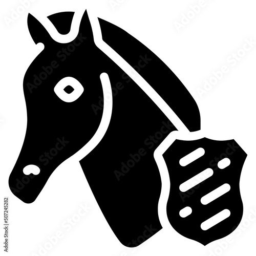 Police Horse Icon