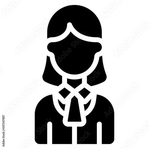 Judge Woman Icon