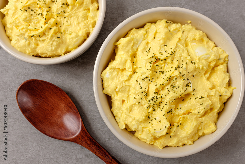 Egg Mayo Salad with Eggs and Mayonnaise Egg Mayo Salad with Eggs and Mayonnaise