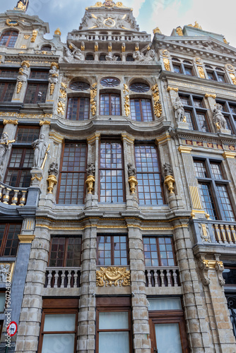 Maison du Cornet on the Grand Place, Brussels, Belgium 