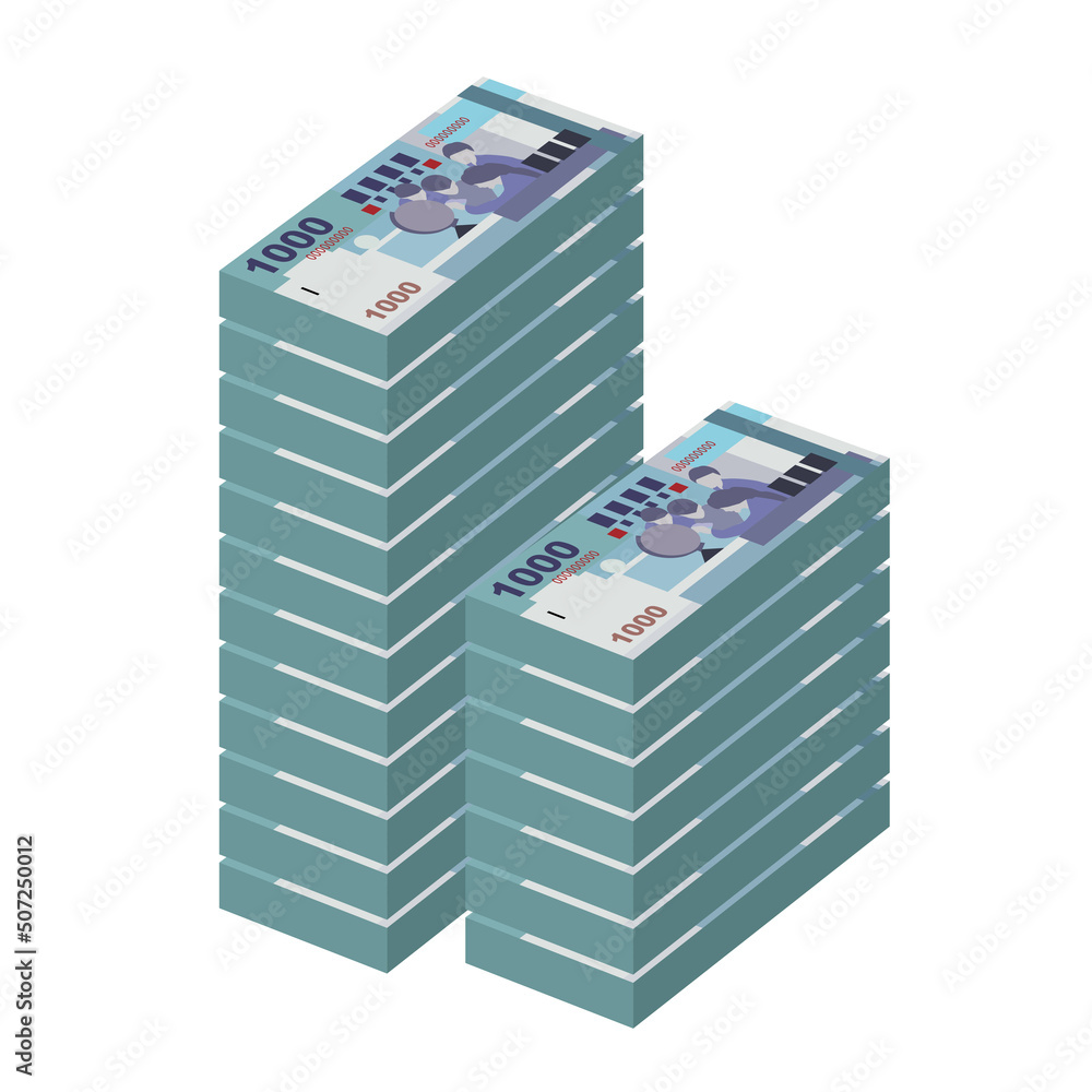 New Taiwan Dollar Vector Illustration. Taiwanese money set bundle banknotes. Paper money 1000 TWD. Flat style. Isolated on white background. Simple minimal design. New Taiwan Dollar Vector Illustration. Taiwanese money set bundle banknotes. Paper money 1000 TWD. Flat style. Isolated on white background. Simple minimal design.