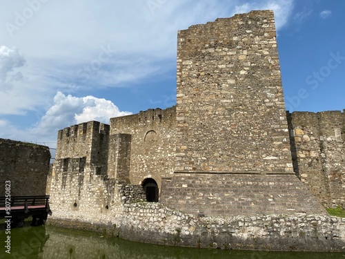 Medieval fortified city Smederevo fortress or Smederevo's 15th century fortress - Smederevska tvrđava ili Smederevska utvrda, Smederevo - Serbia (Srbija)