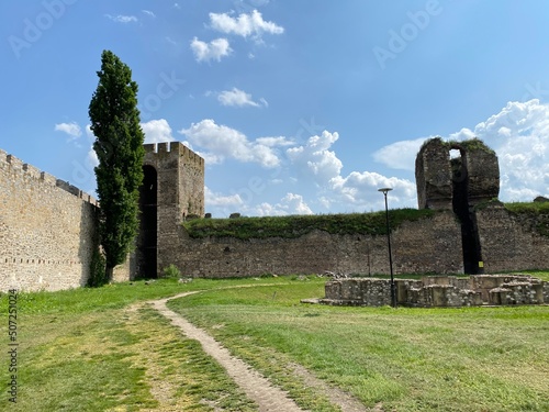 Medieval fortified city Smederevo fortress or Smederevo's 15th century fortress - Smederevska tvrđava ili Smederevska utvrda, Smederevo - Serbia (Srbija) photo