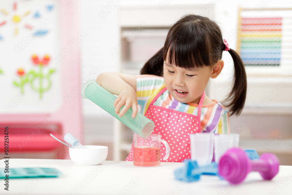 young girl making sweet gems for homeschooling young girl making sweet gems for homeschooling