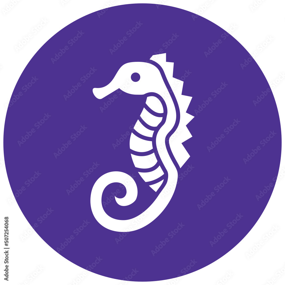 Fototapeta premium Seahorse Icon