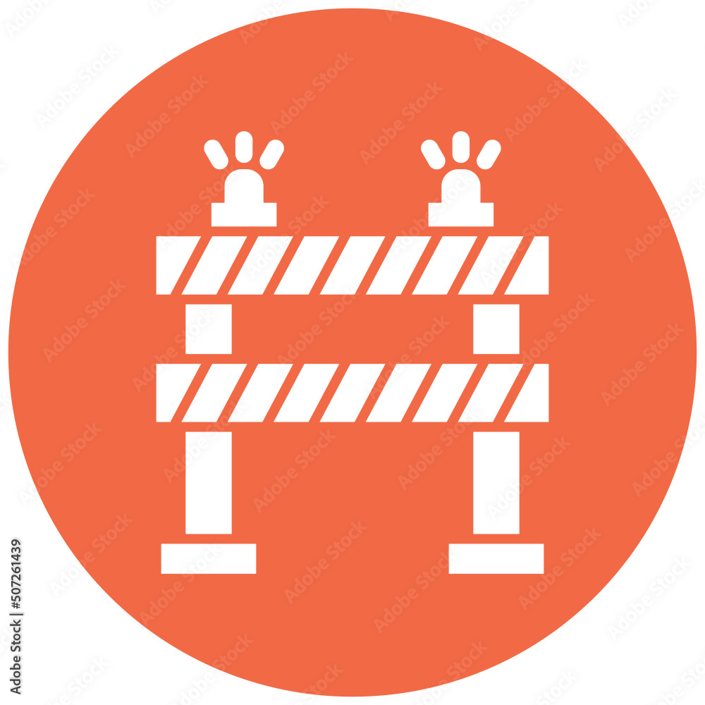 Roadblock Icon Roadblock Icon