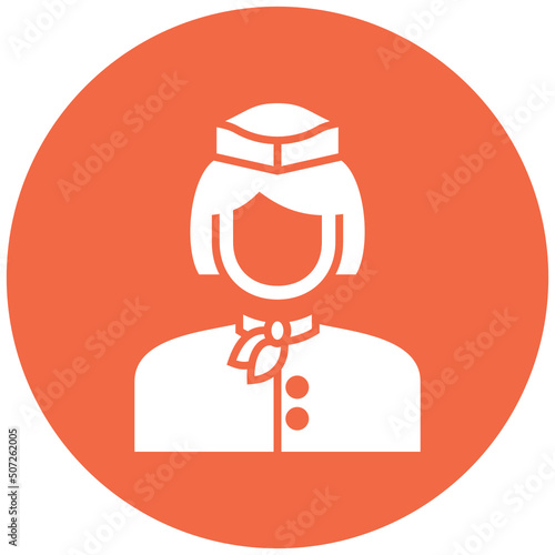 Flight Attendant Icon