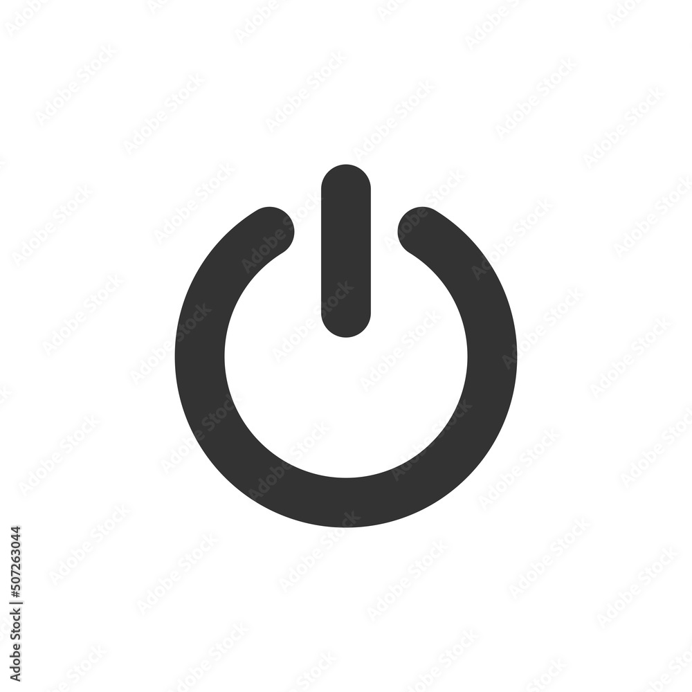 On and off buttons in flat style. Toggle switch vector illustration on isolated background. Shutdown sign business concept. On and off buttons in flat style. Toggle switch vector illustration on isolated background. Shutdown sign business concept.