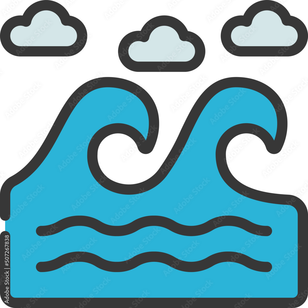 Ocean Waves Icon