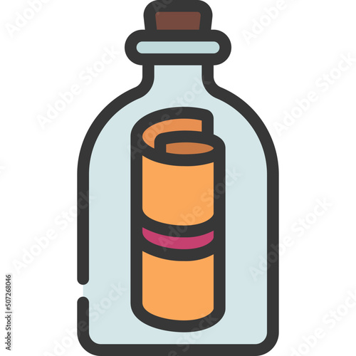 Message In A Bottle Icon