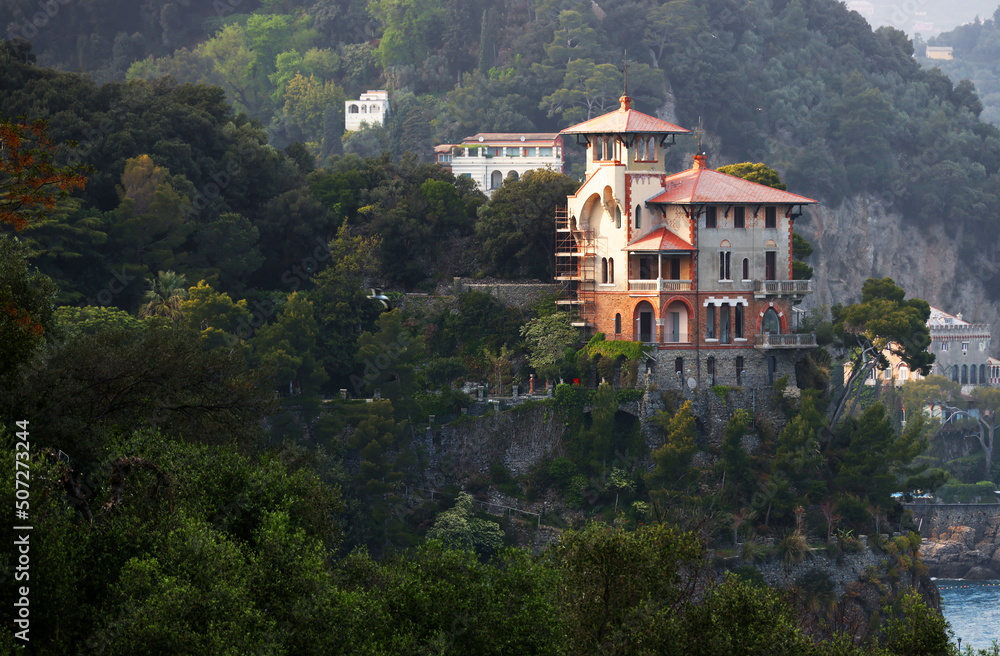 Portofino resort in Liguria, Italy, Europe	