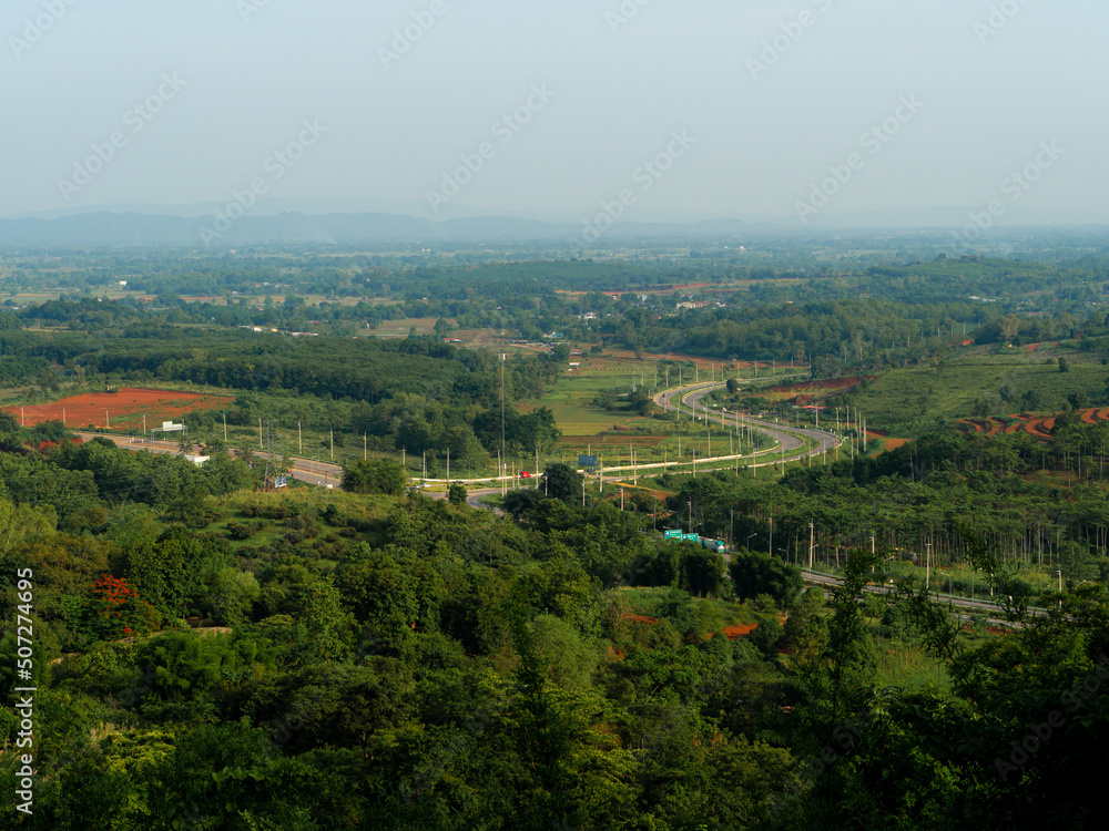 view of the countryside