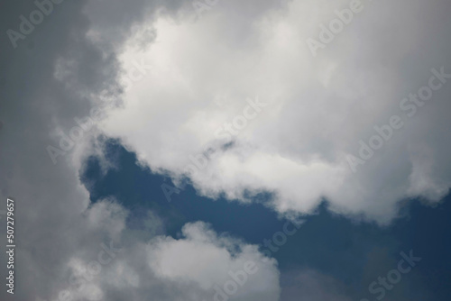 Clouds on the blue sky nature with space background wallpaper