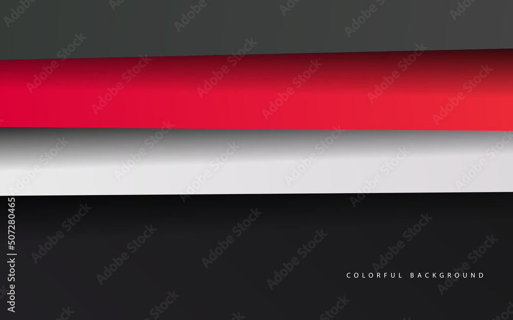Abstract overlap layer black red backgrond vector Abstract overlap layer black red backgrond vector