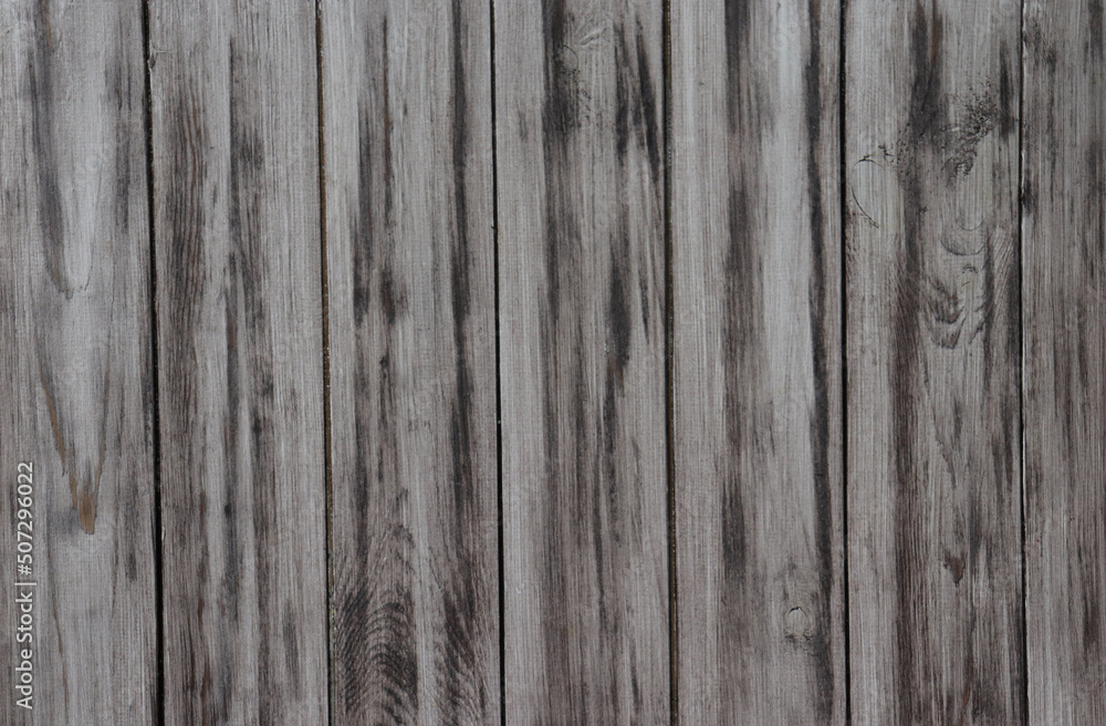 Background of brown vertical boards. Log texture.