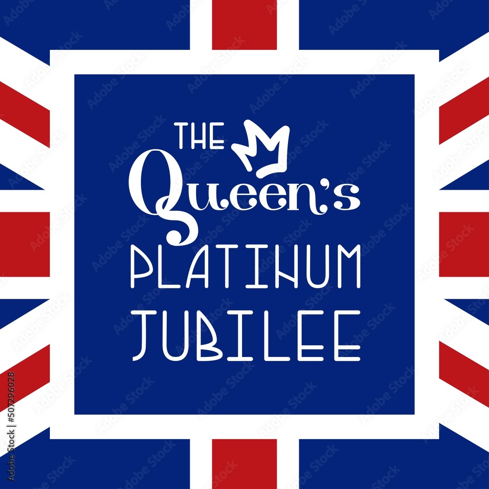 The Queen's platinum jubilee. Celebrating coronation day. Queen