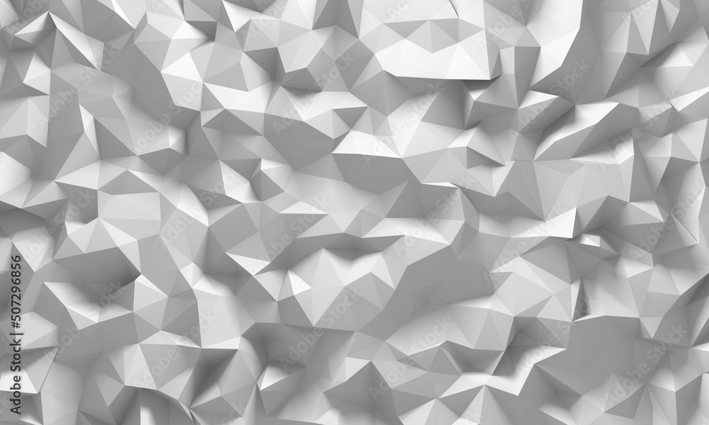 Obraz premium White Geometric Poligon Abstract Background