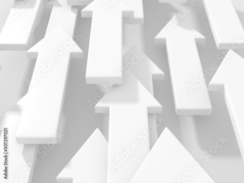 Abstract arrows forward growth concept background