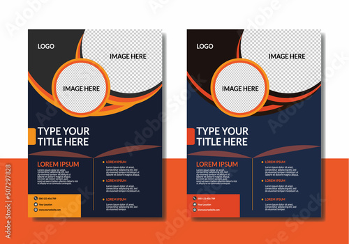 corporate flyer design template