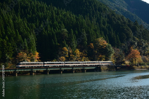 Wallpaper Mural 秋の高山本線 飛騨金山～焼石を走るキハ85系特急ワイドビューひだ Torontodigital.ca
