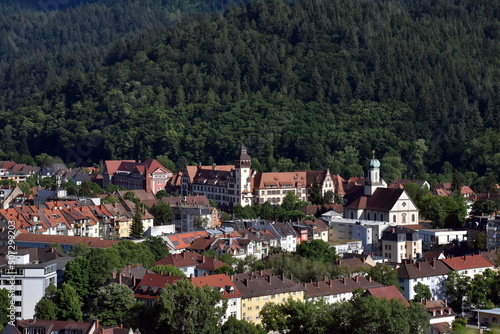 Freiburg-Wiehre zwischen grünen Bäumen