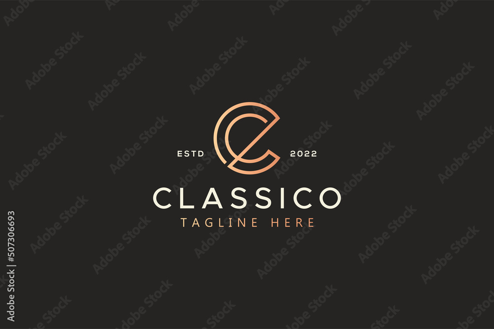 Premium Monogram Letter C Logo
