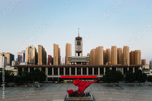 Downtown of Shijiazhuang City  photo