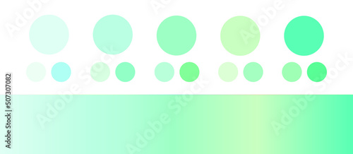 Green Spring hues With gradient color palette and shades and tints for web design, fashion Inspiration, Graphic Design etc.	
