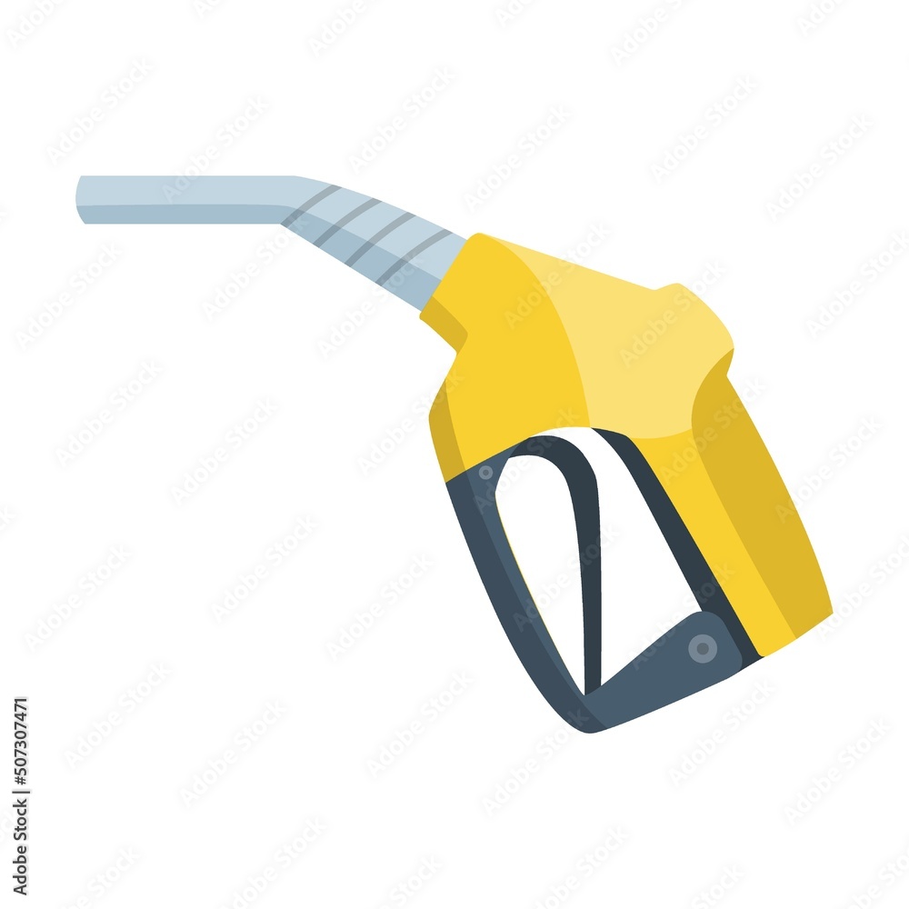 Gas refill gun. F1 race winner. Vector illustration of driver in uniform, medals for victory. Cartoon racer character, racing car. Rally, sport concept Gas refill gun. F1 race winner. Vector illustration of driver in uniform, medals for victory. Cartoon racer character, racing car. Rally, sport concept